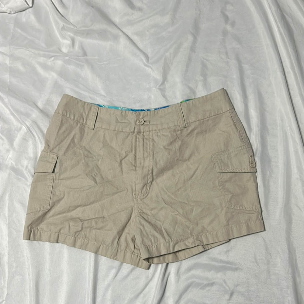 Casual Tan Cargo Shorts
